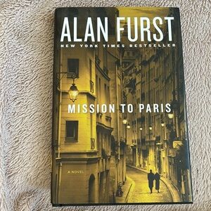 ☀️Hardcover spy fiction by Alan Furst, Mission to Paris, novel like new